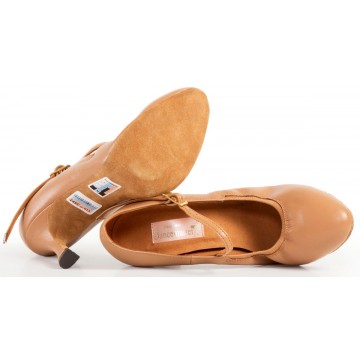 Женские туфли для бальных танцев «DanceMaster 011(кожа)» стандарт 7см